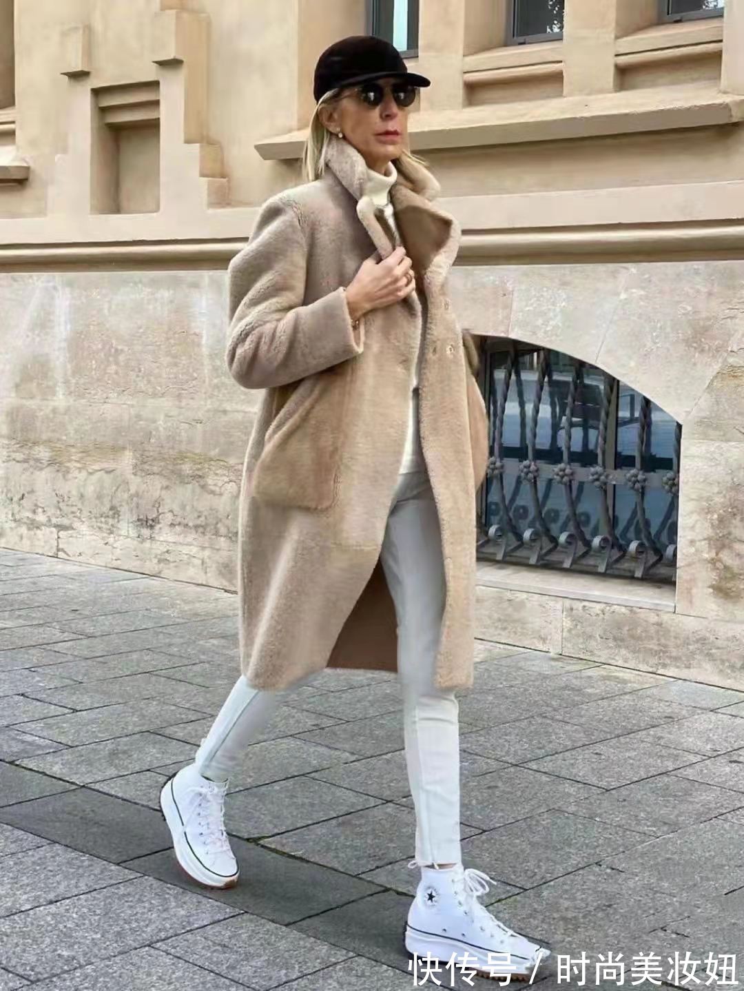 大衣|时髦真的不分年龄,50岁比年轻人还会穿,高级洋气又体面
