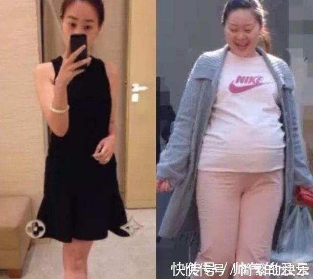 小张|准妈晒怀孕前后对比照,差距大的判若两人,网友没事别随便生娃