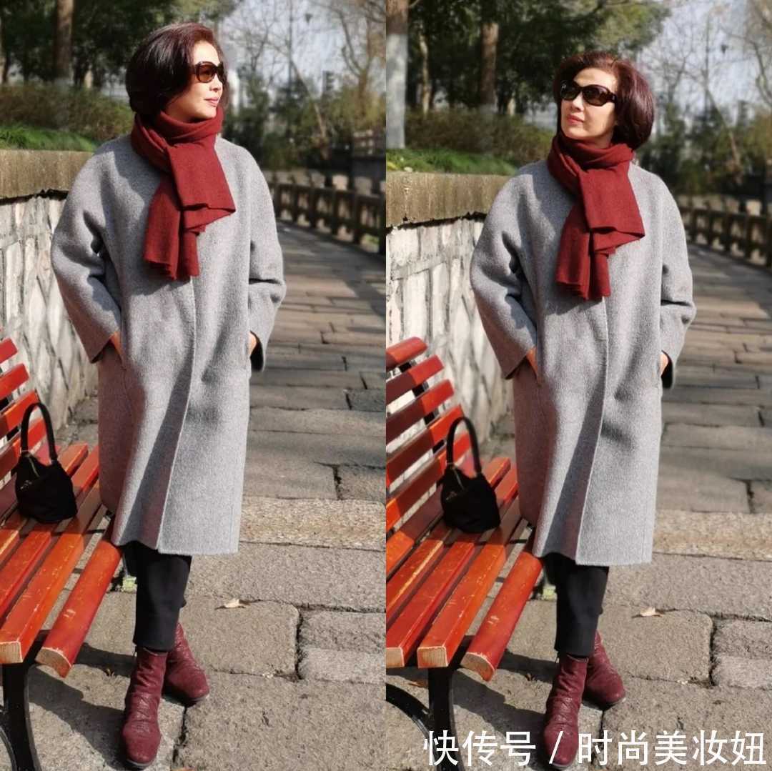 浅色系 这才是最真实的60岁穿搭,不扮嫩、不做作,简洁大气又舒适