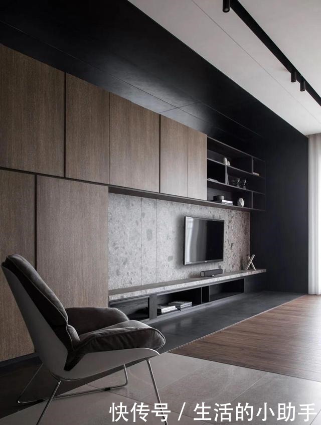 客餐厅|140㎡现代极简,稳重简洁的空间,年轻舒适的体验!