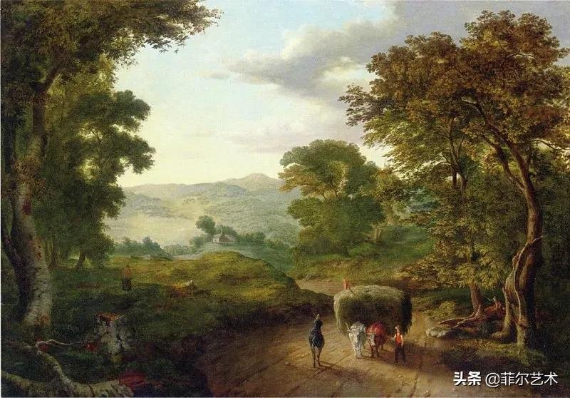 风景|美国新风景画派的先驱画家乔治·英尼斯漂亮的风景油画作品欣赏