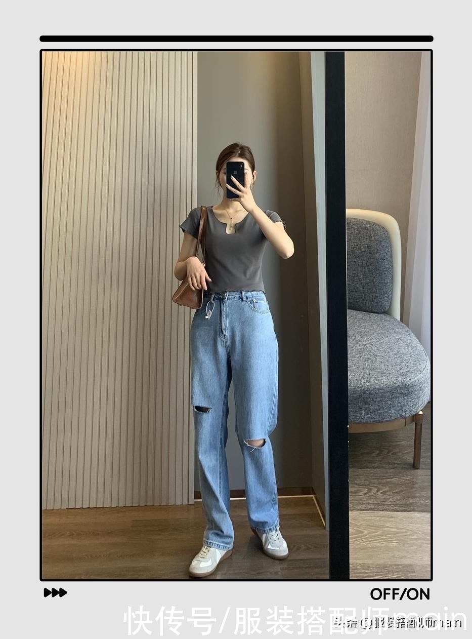 小个子|短上衣是怎么把小个子“变高”的？这几套搭配可以直接copy