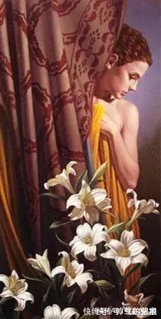 拉斐尔!南美现代古典主义风格大师米格尔油画作品中的温柔女孩