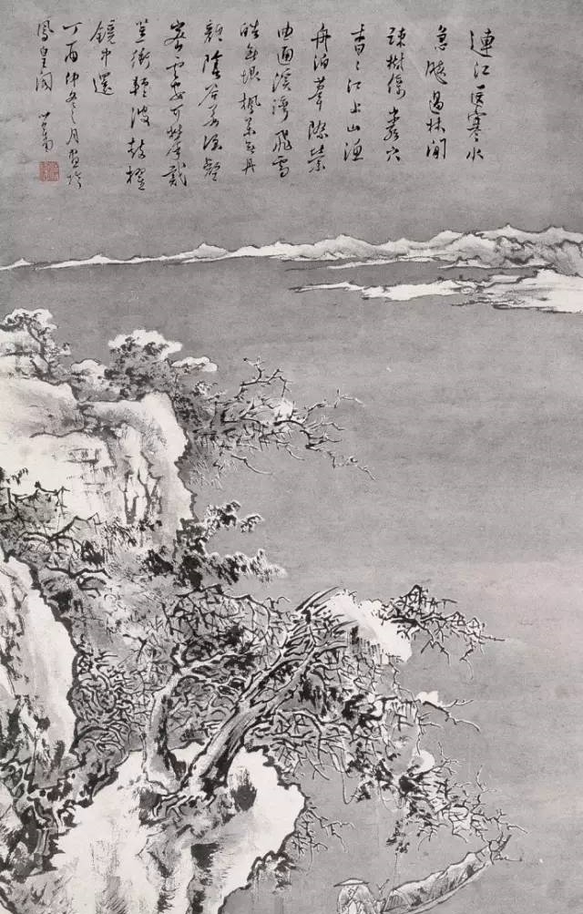 冬日来临,赏溥儒雪景山水