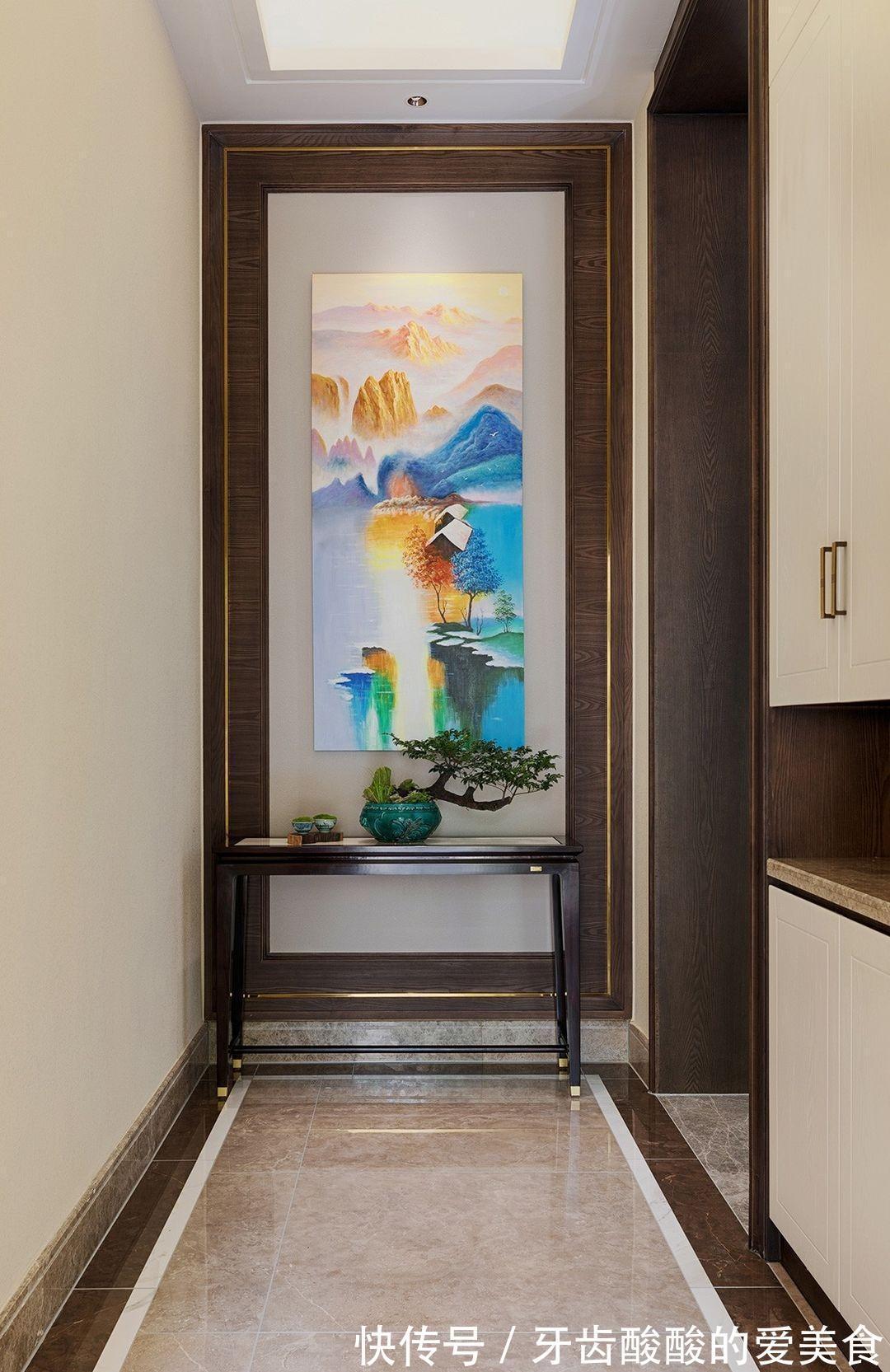 橙黄色|450平的中式别墅，拥有与众不同的清雅，让你领悟中式文化的魅力