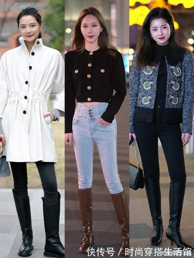 靴子|?今年火了一种“显高穿法”:叫“裤子+靴子”,很适合小个子