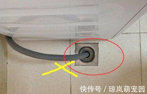 排水管|洗衣机排水管真不该直插地漏，差点把洗衣机毁了，后悔发现晚了
