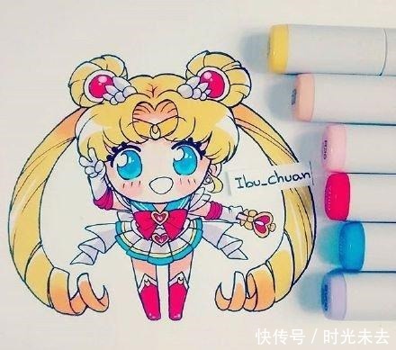 当头|人物马克笔Q版萌图,可以拿去当头像用