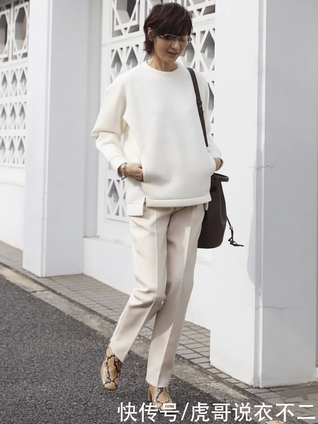 靠穿搭成赢家，51岁日本“大妈”的变美秘诀，照搬减龄又优雅