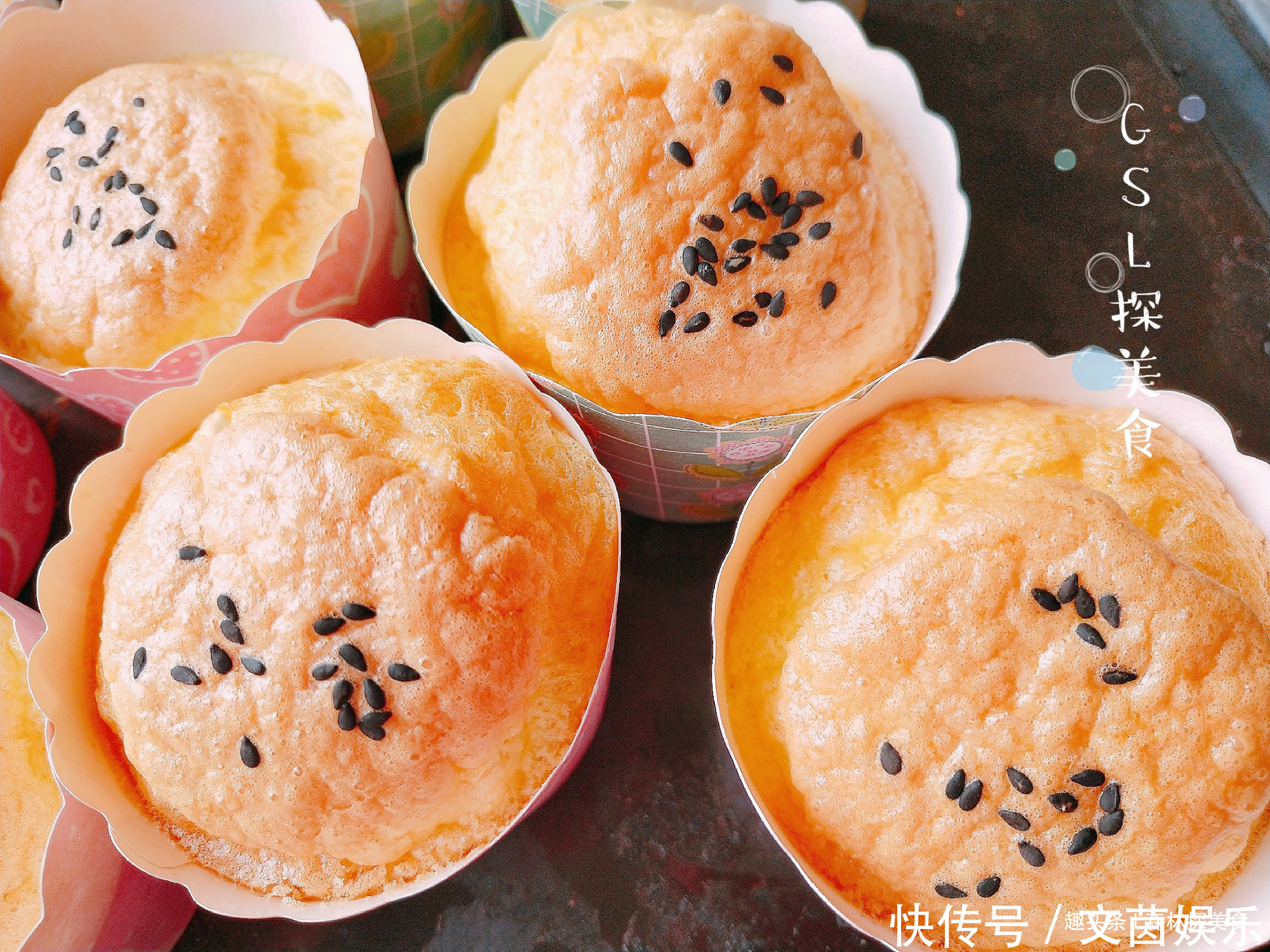 四个鸡蛋半碗面粉,在家制作蛋糕,无水无油,香甜松软,老少爱吃