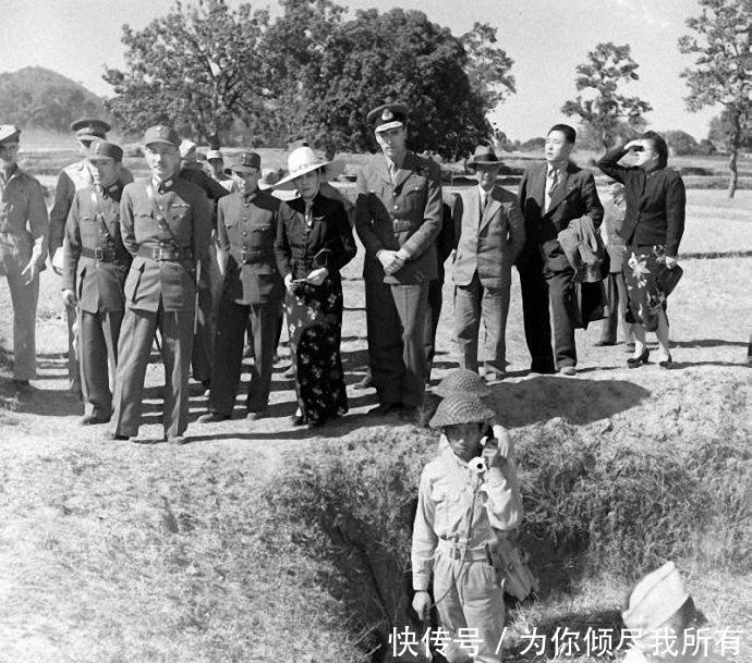 蒋介石|一组1943年12月蒋介石与宋美龄视察中国驻印远征军的珍贵照片!