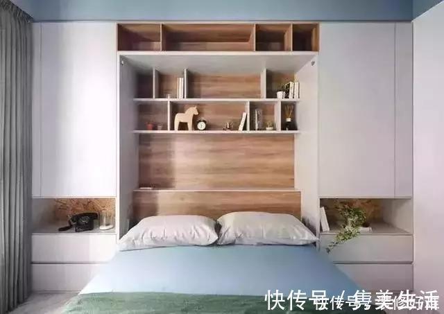 床尾|现在床头墙流行这样设计，连床头柜不用买了，实用不止一点点