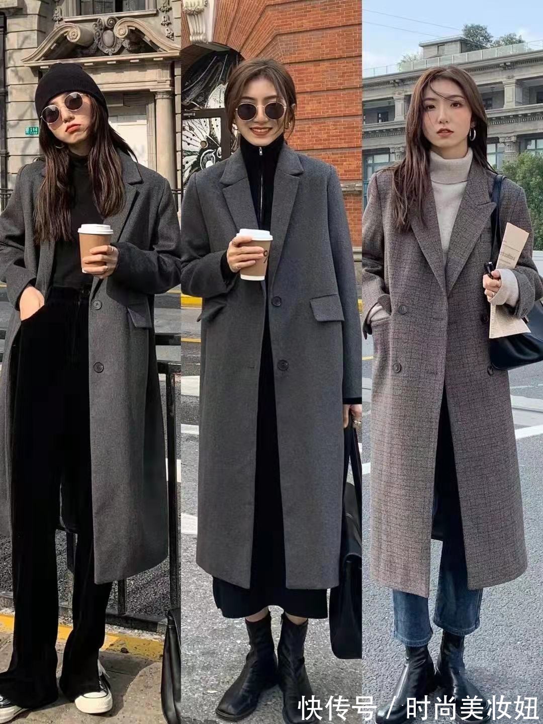 颈部|秋冬最实用的大衣搭配,时髦洋气不说,还保暖,照穿就对了