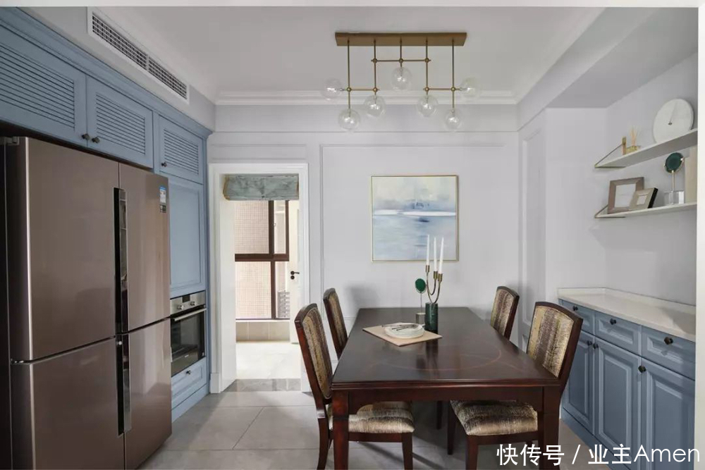 轻奢风格|大房型想设计美式轻奢风格,187平的大平层这样设计,优雅高品质