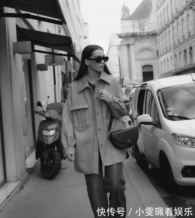 格纹|卫衣穿了几十年,早该换了!今年来一件“衬衫外套”,时髦又百搭