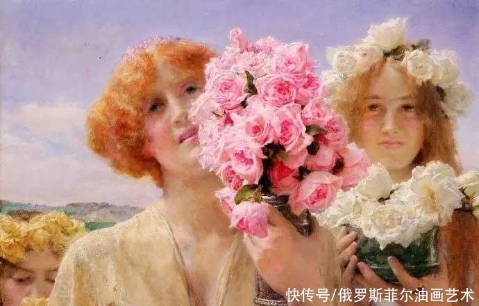 英国绘画大师阿尔玛-塔德玛女性人物油画作品欣赏