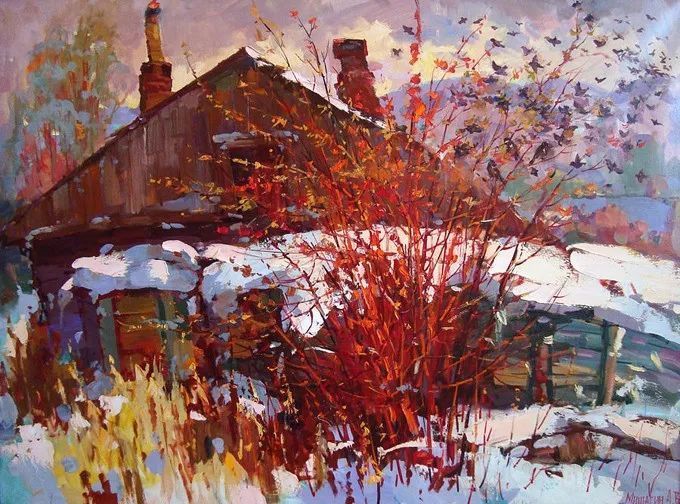 油画&浓郁的色彩,俄罗斯画家安德烈·米沙金的风景油画(二)