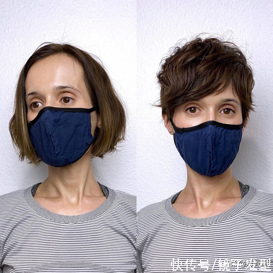 美女|换发型就像换脸，看看这17位美女发型前后对比，让你收获良多