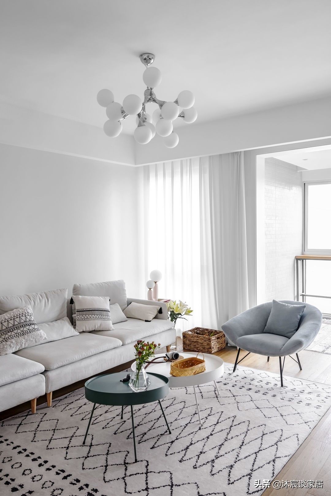 帽间|向往田园生活的夫妻俩,把家装得清爽大方,还有让人快乐的大阳台