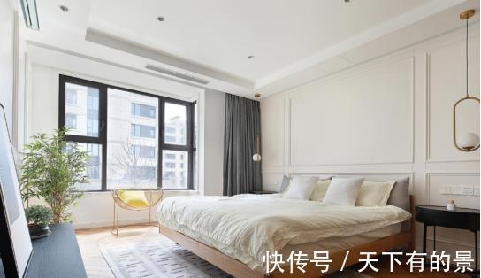 住宅|115㎡美式轻奢住宅,沉稳华丽大气,还有这么大的衣帽间!