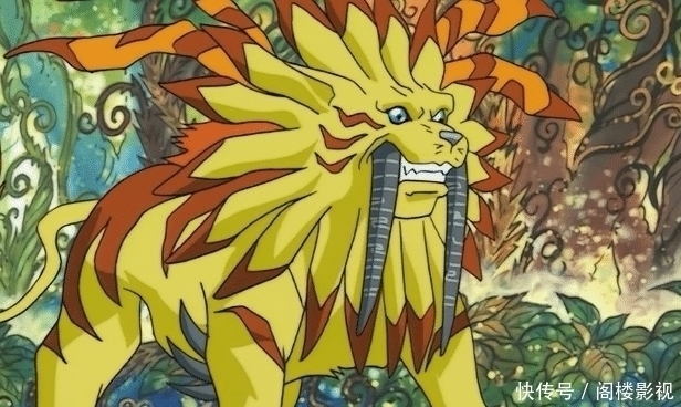 猩猩|数码宝贝谁是究极体之耻剑狮兽是最弱究极体但人家还可以进化