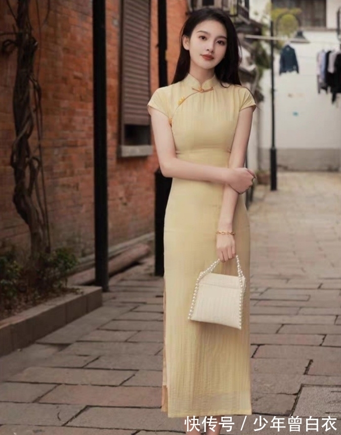 旗袍 迷人旗袍美女完美身材,展示现代东方女性韵味