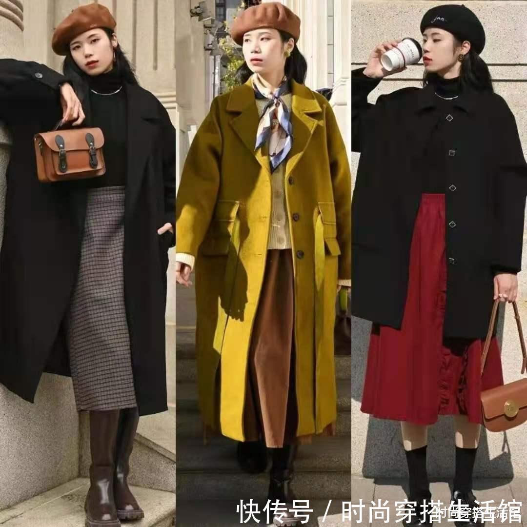 版型|说实话,春天穿大衣别总配打底裤,换一种方式不仅不土,还很时髦