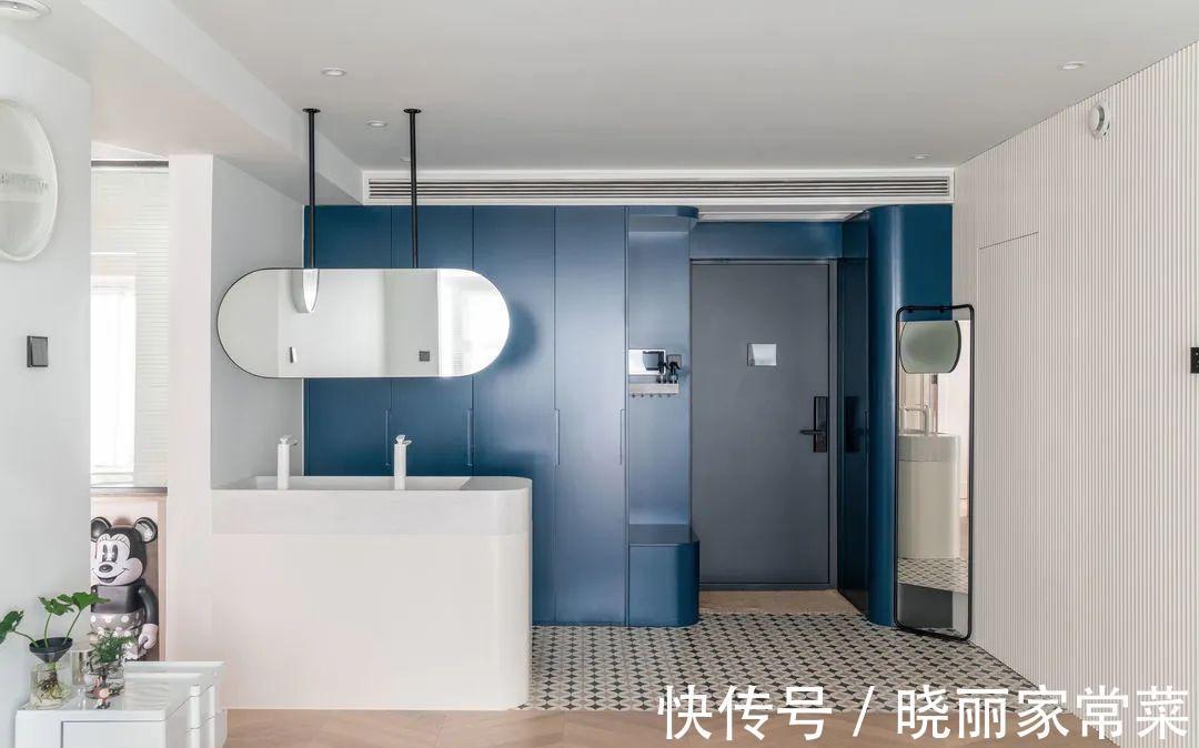 通顶柜|73㎡简约风小户型,餐厅设计在阳台,太有情调了!爱了爱了