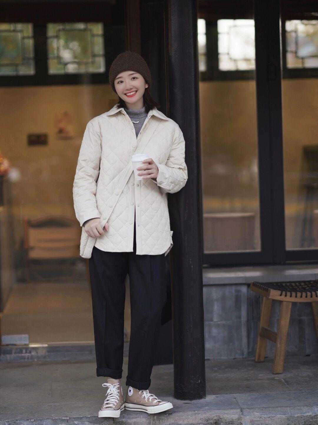 衣身 什么样的羽绒服款式最好看?除了短款压痕款式,其他都不太行