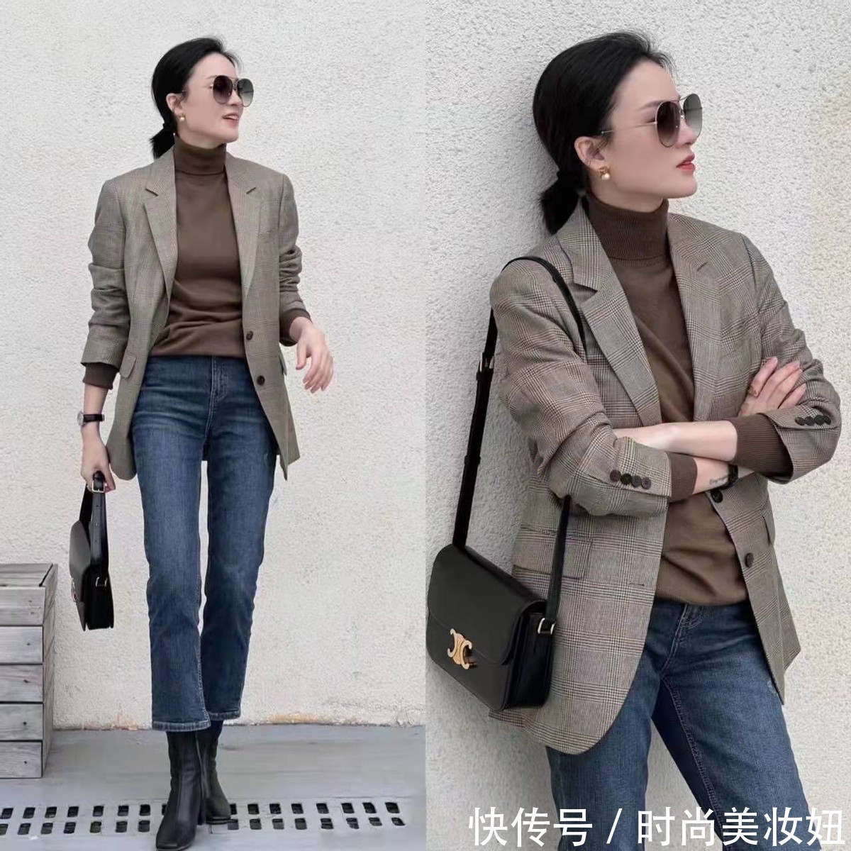 出镜率 冬季怎么穿时髦又保暖?高领打底衫是必备神器,高级又洋气