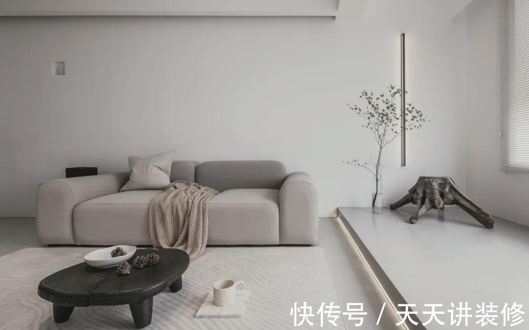 从容|120㎡现代极简风,惬意从容的氛围感