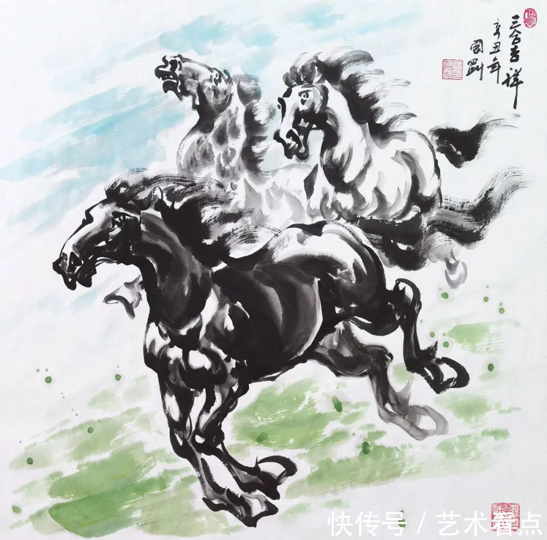 八骏雄风&【瑞虎迎春·福马贺岁】著名福马画家潘国刚老师优秀作品展