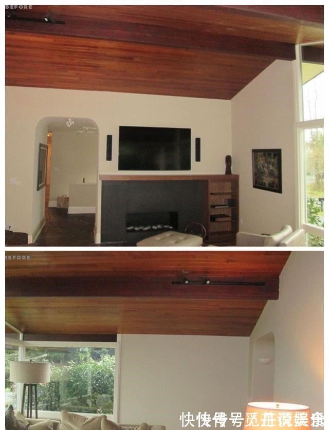 起居室|1959年的旧房翻新改造,被后花园惊艳了,一生就这一套够了!