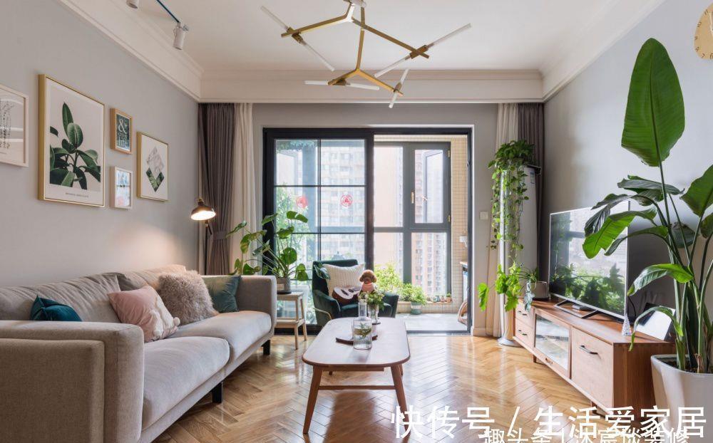 沐宸|真的被她家给迷住了，全屋温暖大方，到处被绿植环绕，清新又自然