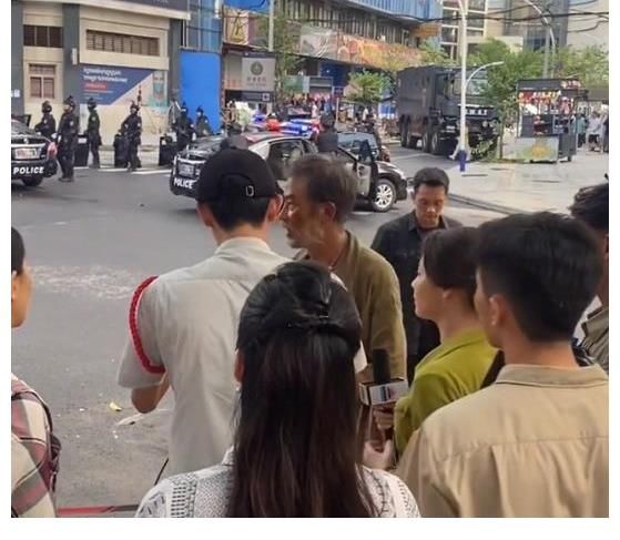 非常突然|廣東珠海：任達(dá)華拉紅線拍電影，鬢毛已經(jīng)白了不少，還有粉絲圍觀