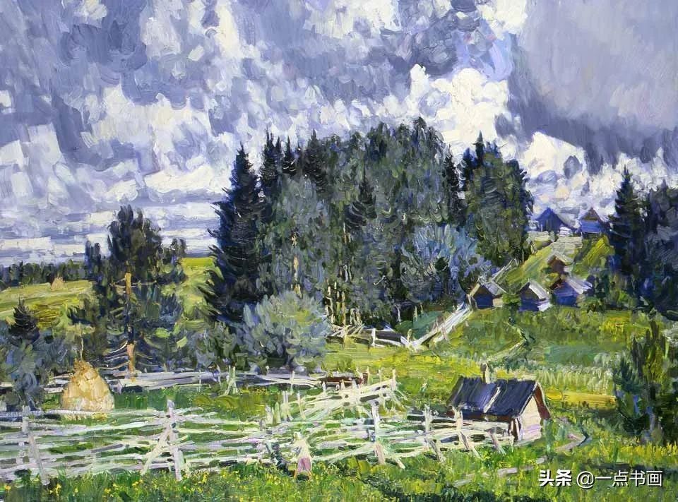 美术学院#阿巴库莫夫:被誉为俄罗斯的金笔,其画笔下都是净化的世界