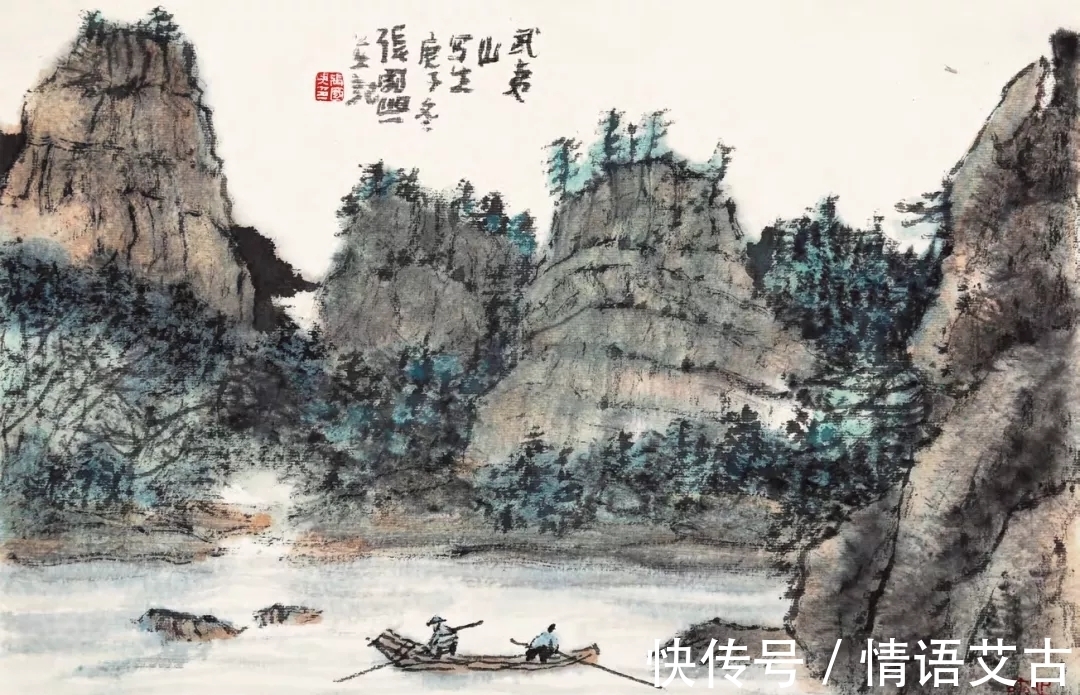 山水画$遵循自然｜张国兴辛丑年山水画写生新作