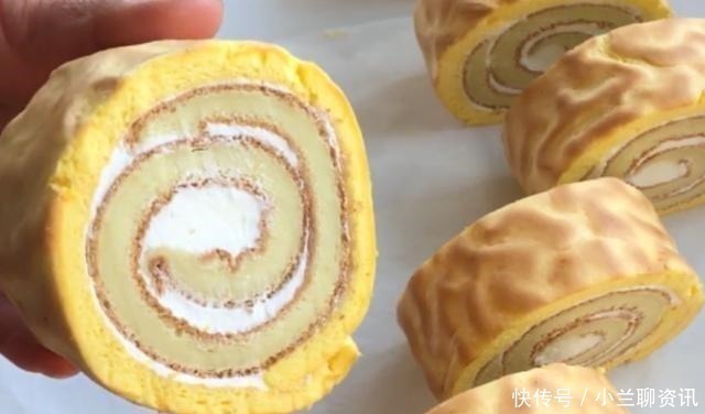 卫生|教你自己在家做虎皮蛋糕，干净，卫生，无添加，学会后不用买了