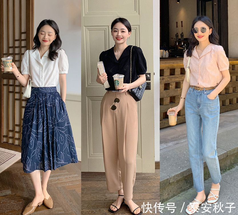 大牌|不一定非要穿大牌!跟美女学穿搭:轻薄衬衫款式,也能穿出轻奢感