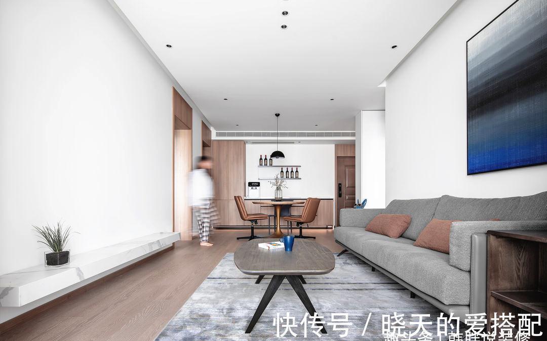 主卧室|98㎡简约三居室,删繁就简,没有花里胡哨的设计,却更加温馨舒适