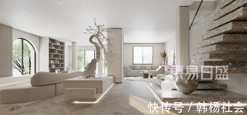 极简风|750㎡极简风别墅设计,日子不紧不慢,生活不急不躁