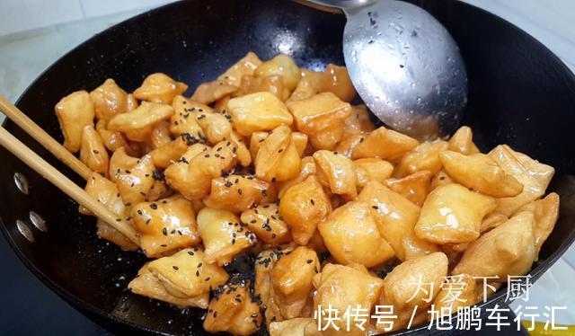 保鲜膜|面粉别炸油条了，锅里炒一炒，个个焦脆又香甜，一口一个真过瘾