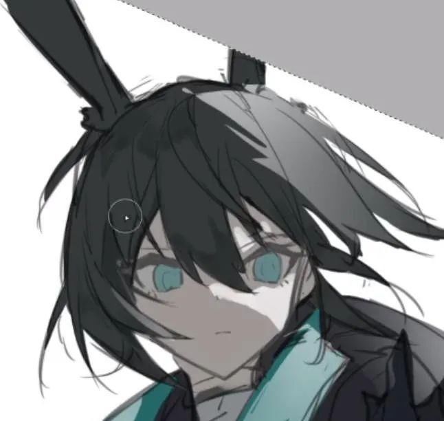  米娅|54张步骤图，带你绘制一个帅气的伪厚涂阿米娅