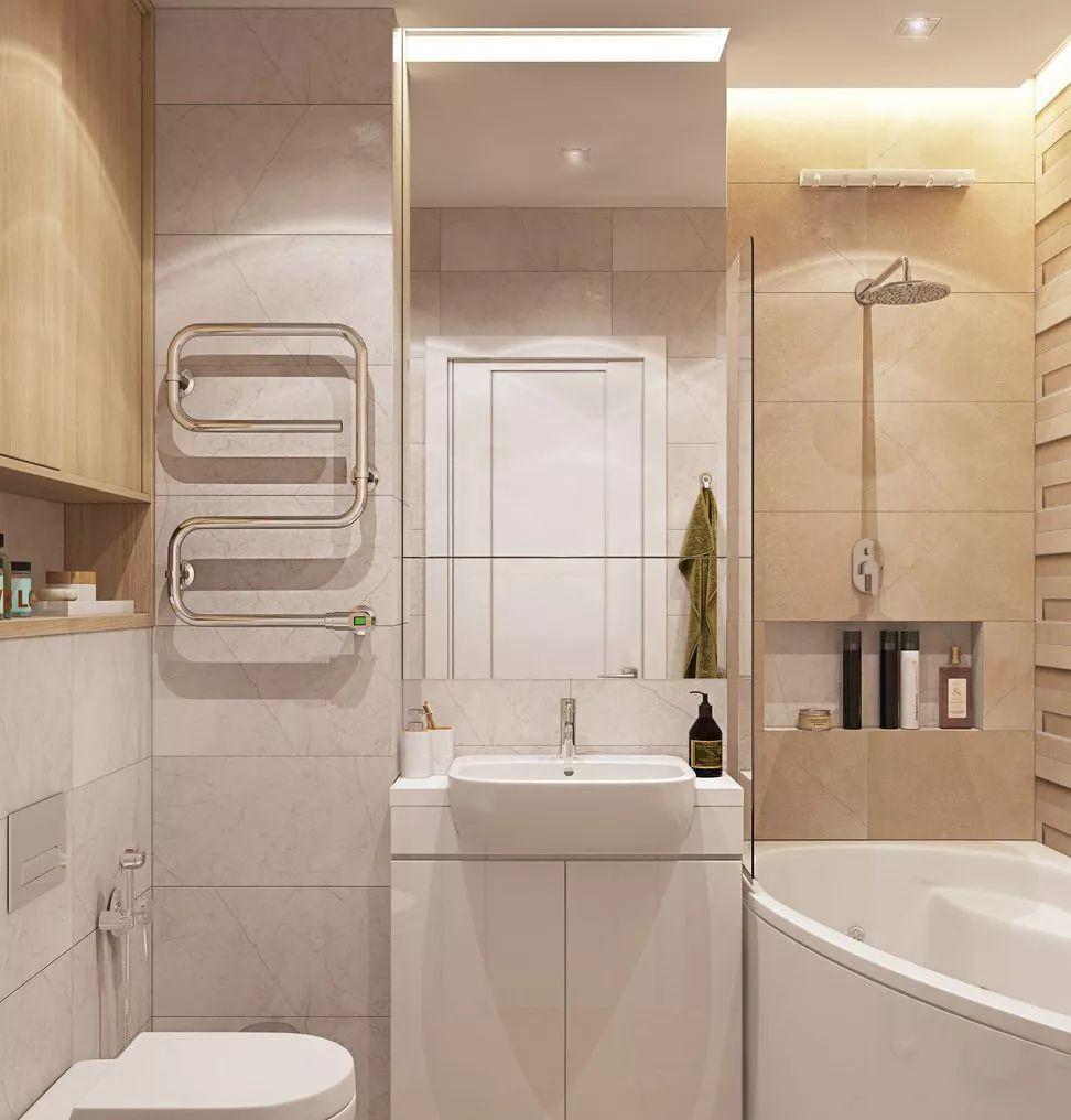 洗手盆|卫生间的10个设计原则，让小卫生间装出豪宅的大气感！