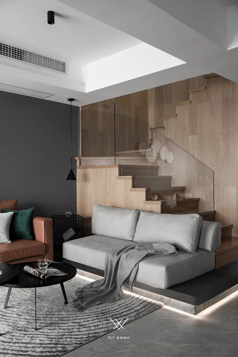 现代|135㎡现代简约，高级时尚黑白灰，生活舒适而唯美