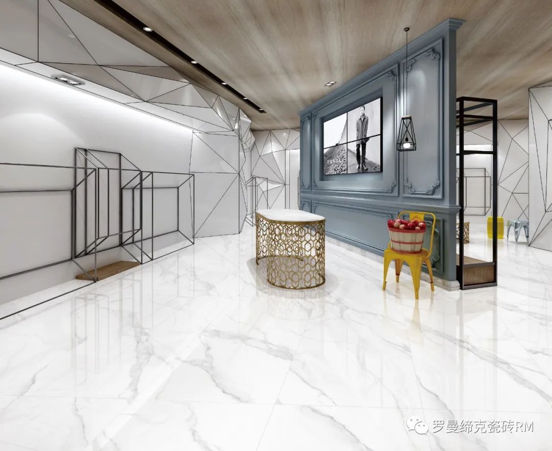 纹理|国际瓷砖十大品牌罗曼缔克瓷砖750x1500mm白，月光的白，仙气十足