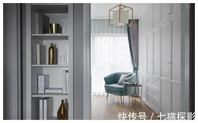 小空间|125㎡清新美式风，简单干净，素雅大气，超赞的设计！