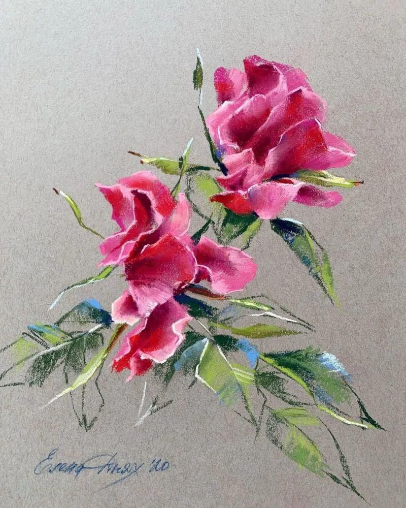 olg太疯狂了!原来用粉笔画画,也可以这么美,简单几招教你,美到邻居羡慕嫉妒