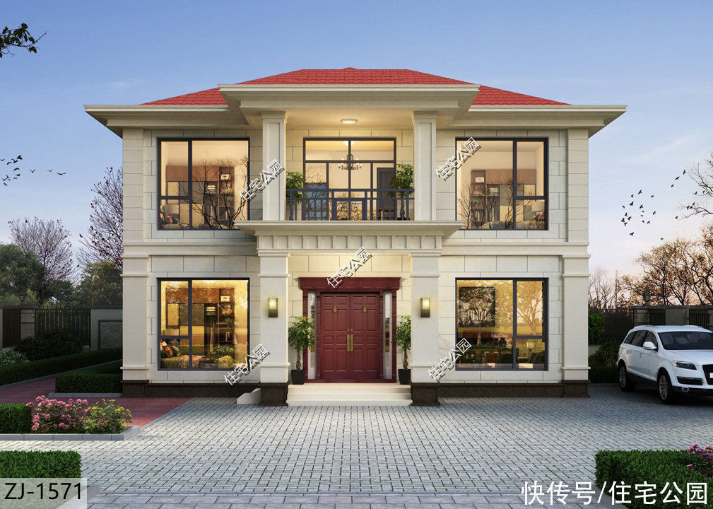 图纸|10套小户型农村别墅图纸,第6第7套建的人最多,最后一套颜值最高