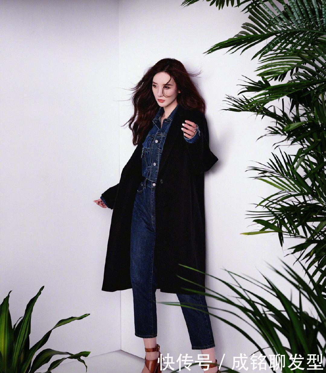 简单|老板娘张萌真会凹造型,粉色毛衣配毛领调外套,保暖时尚又减龄